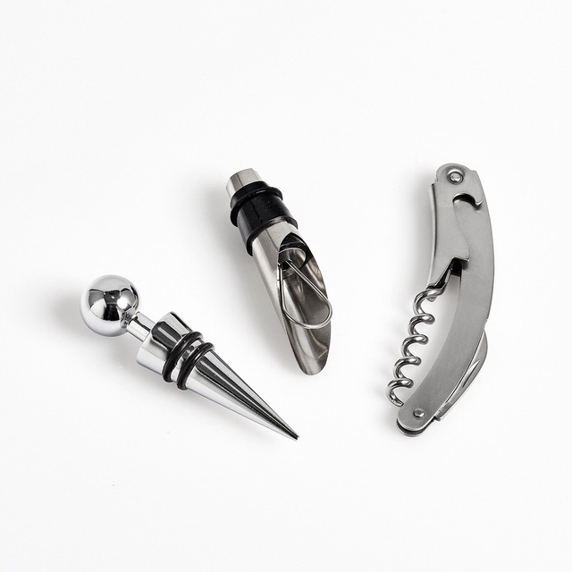 Accesorii vin, 4 elemente, 10 x 28 x 3 cm, ZELLER