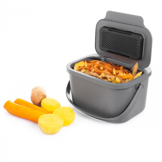 Recipient de bucătărie pentru deșeuri organice, 6 l