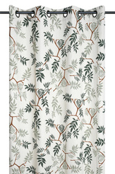 Perdeau din bumbac cu ochiuri, BOTANYS, 140 x 260 cm