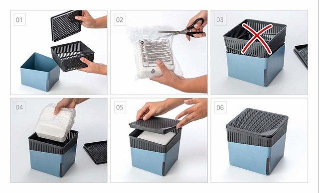 Dezumidificator CUBE + cartus 500g, WENKO