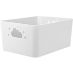 Containere pentru jucării SKY, 34,5 x 25 x 15 cm, alb