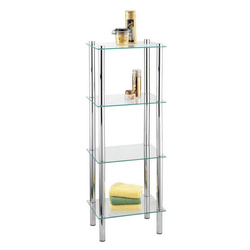 Raft de baie YAGO, din sticlă - 4 niveluri, WENKO