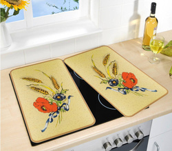 Plăci de protecție FLORI, 2 buc, sticlă