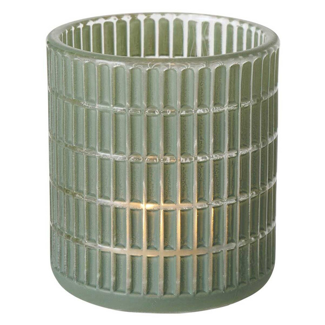 Sfeșnic mozaic Dustin, 8 cm, verde deschis