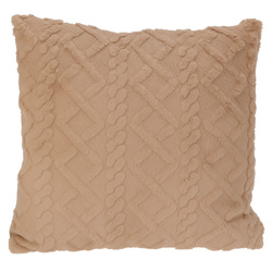 Pernă decorativă 45 x 45 cm, geometrică, maro