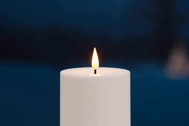 Lumânări LED, externe, 3 bucăți, 10-15 cm