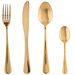 Set Tacâmuri, Inox, Auriu