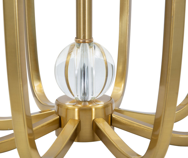 Veioza cu baza aurie, 38 cm