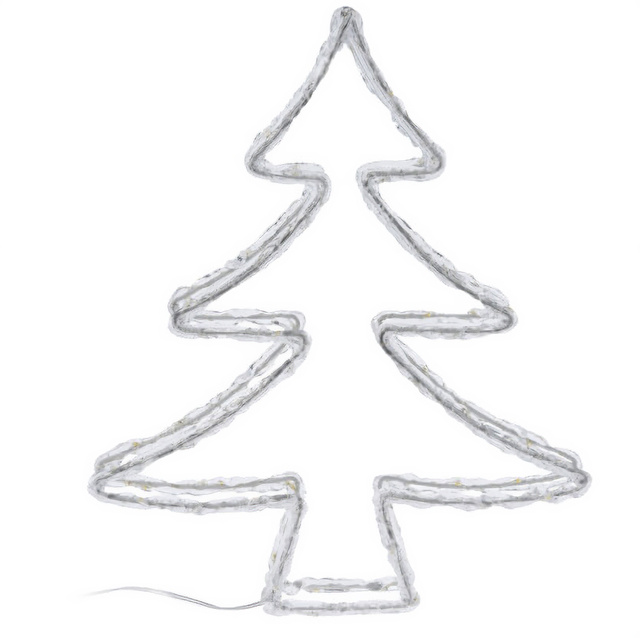 Decorație metalică de iluminat, figură stând cu LED.