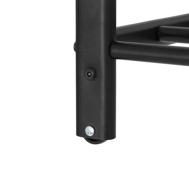 Suport dublu pentru haine din metal negru Athena