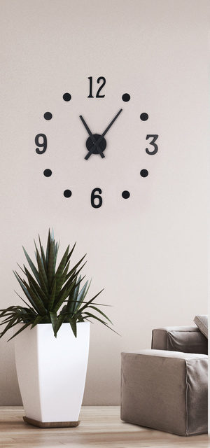 Ceas de perete FĂ-O SINGUR, cu ace, Ø 40 cm