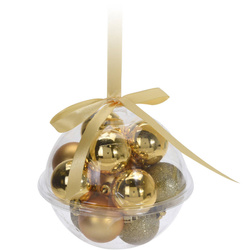 Globulete de Crăciun, 14 bucăți, Ø 4 cm