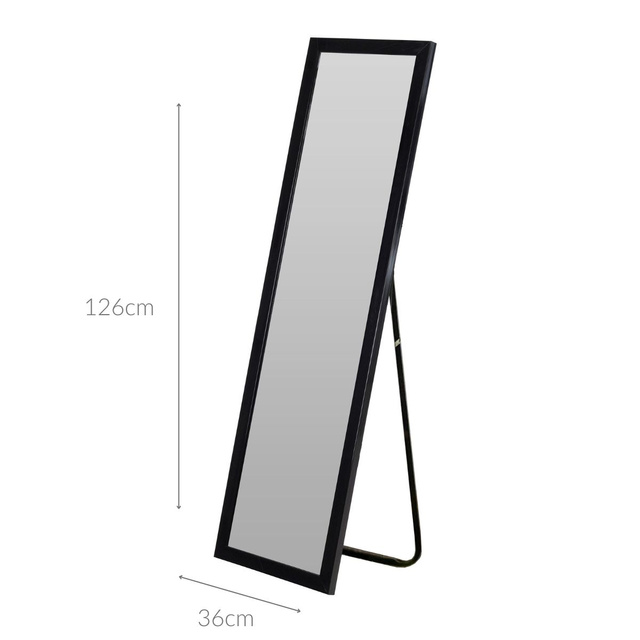 Oglindă dreptunghiulară în picioare, 126 cm