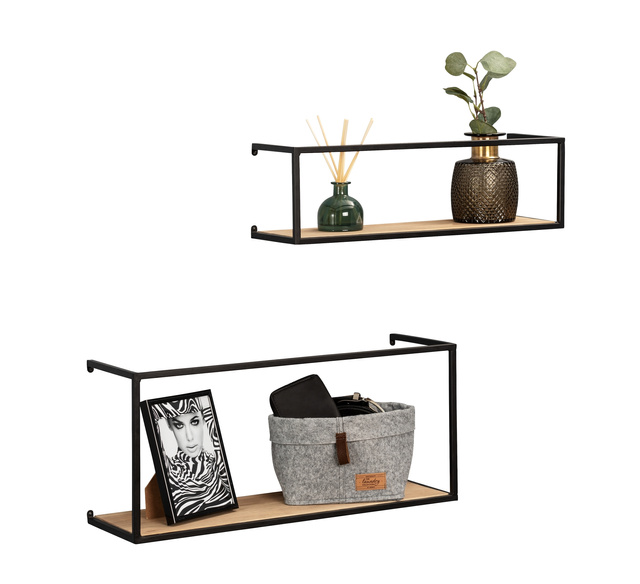 Rafturi de perete pentru camera GEO, 2 bucăți, Wenko