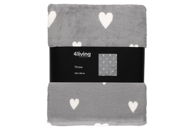 Pătură din fleece HERTTA, 130 x 160 cm