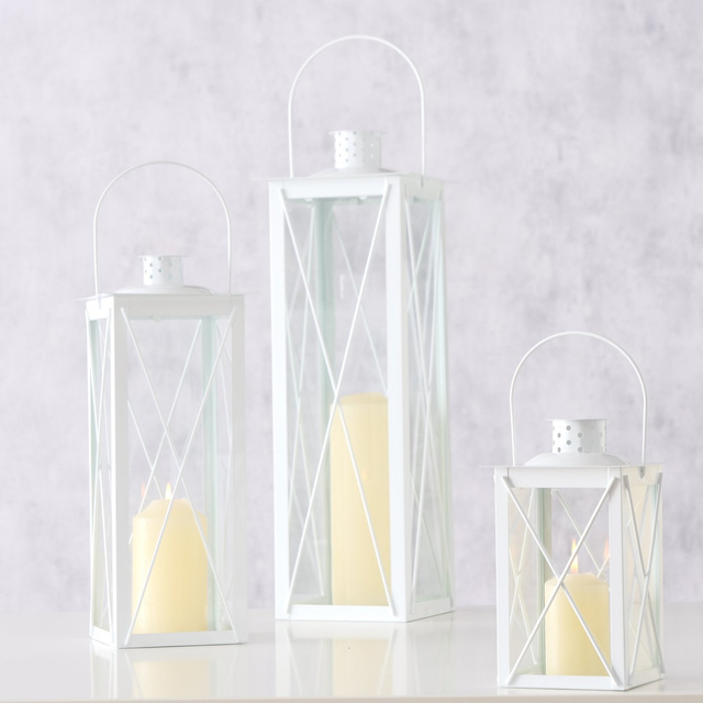 Lantern metalic cu maner, FAROL, 20, 35 si 50 cm