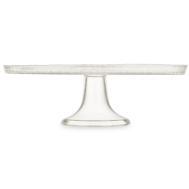 Platou din sticlă cu picior