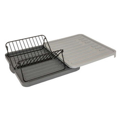 Suport extensibil pentru vase cu scurgere Neo gri