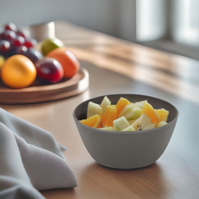 Bol pentru fructe, Ø 15 cm, gri, KESPER