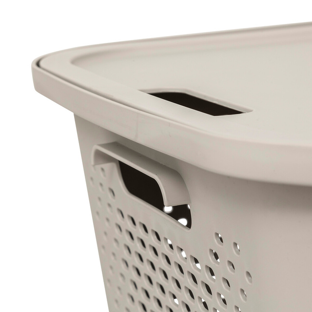 Coș cu capac din in Aera, 19,6L