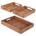 Set tavi decorative TEAK, 3 bucati