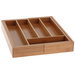 Container extensibil pentru tacâmuri, inserție pentru sertar, 28,5 - 45 x 34 x 5 cm