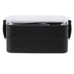 Cutie de prânz cu două camere, 18 x 10 x 8,5 cm