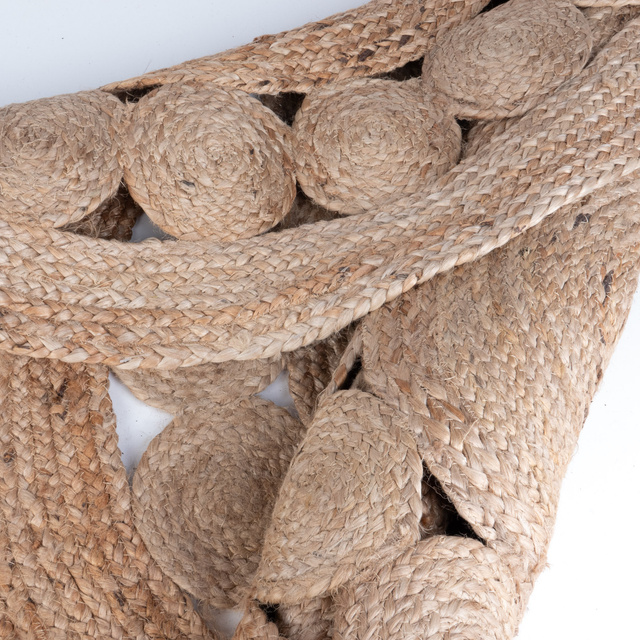 Covor din iuta,150 cm, cu model