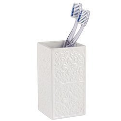 Recipient pentru periuțe de dinți CORDOBA, WENKO, alb