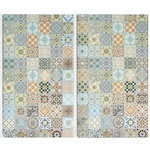 Plăci de protecție din sticlă pentru aragaz, 2 bucăți, ZELLER, model 1