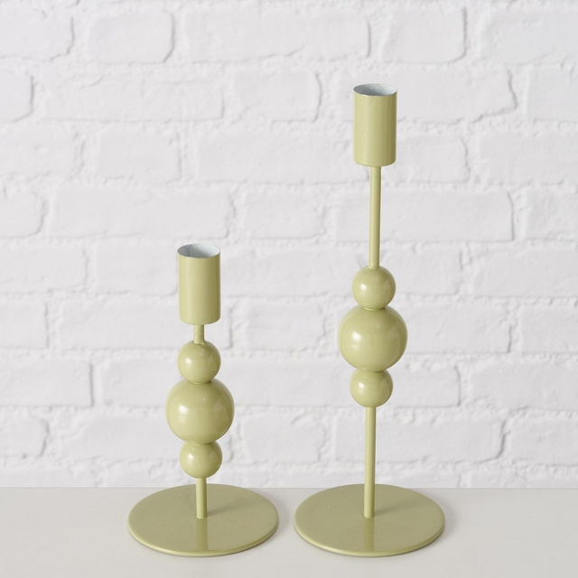 Sfeșnic din metal Akesha, set 2 bucati