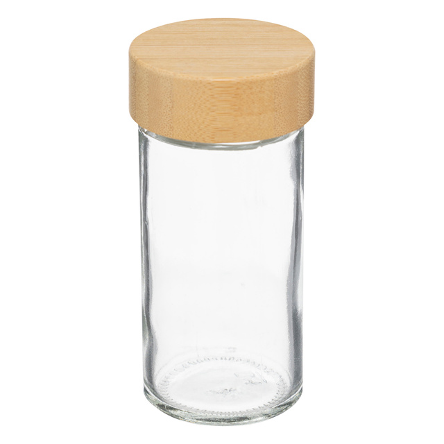 Suport rotativ pentru condimente SENSIA, 13 borcane cu capace din bambus