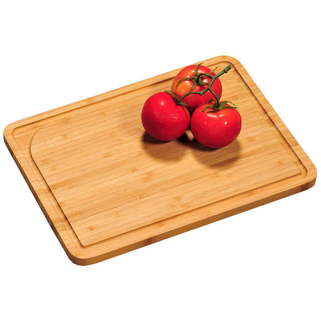 Tocator din bambus, dreptunghiular cu caneluri, 40 x 30 cm, Kesper