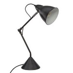 Lampa de birou AUDE, metal, 62 cm, negru