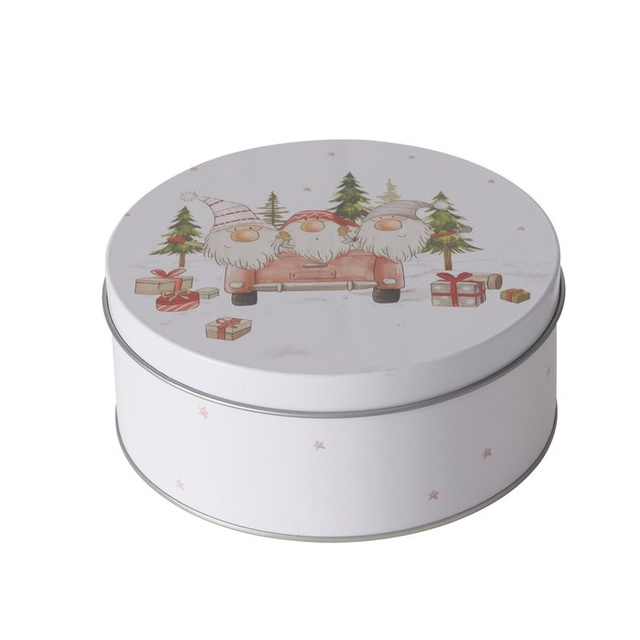 Set de trei cutii de depozitare CARRIE, Ø 14-20 cm