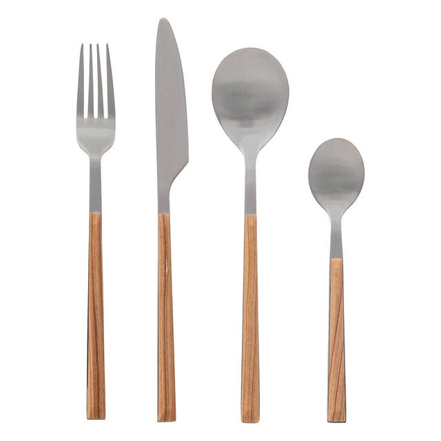 Set de tacâmuri din plastic Soleya 24 piese