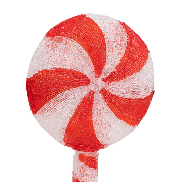 Lampă solară de Crăciun, cu țeavă, 65 cm