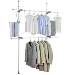 Cuier telescopic HERKULEX FLEX, suport practic cu dimensiuni reglabile - 165-300 x 116-190 x 36 cm, WENKO