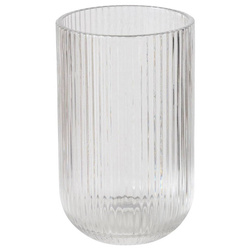 Pahar pentru  apa Rigano,  sticla canelata,  320 ml,  transparent