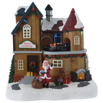 Scenă mobilă cu Moș Crăciun, 21 cm