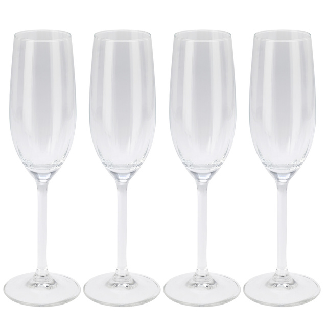 Set pahare sampanie, 210 ml, 4 buc.