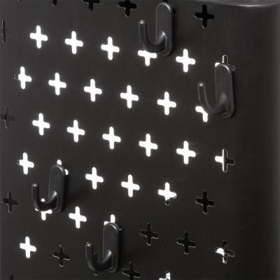 Cărucior de bucătărie metalic pe trei niveluri