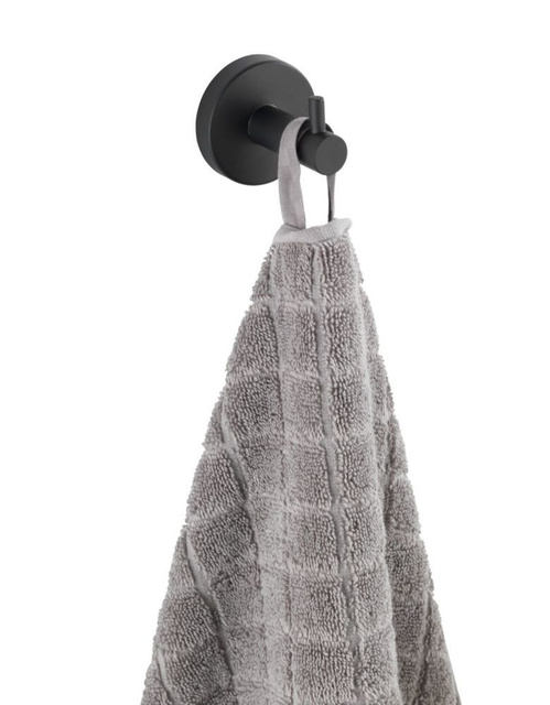 Suport pentru prosoape unic BOSIO, WENKO, negru