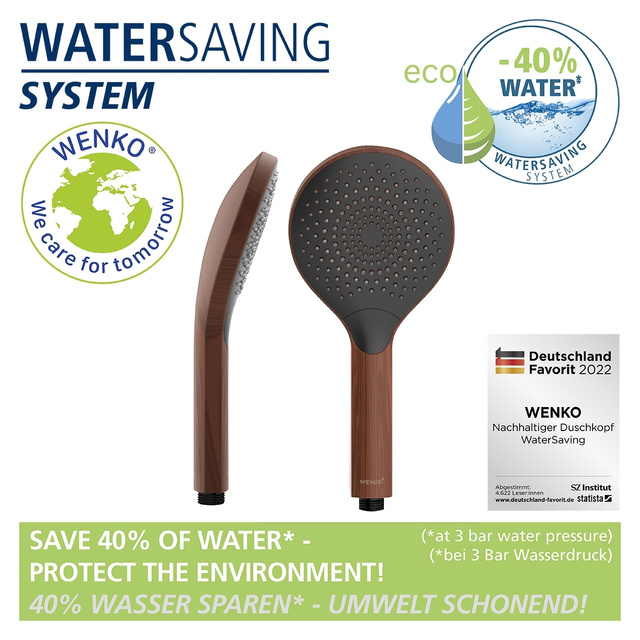 Cap de dus cu functie de economisire a apei, WENKO