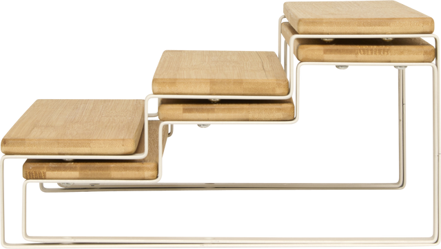 Raft pentru blat de bucătărie 2 în 1 ORDERA, lungime de la 32 la 64 cm, bej