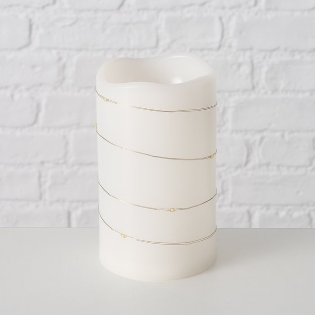 Lumânări cu flacără LED artificială SARNIA, 3 buc.