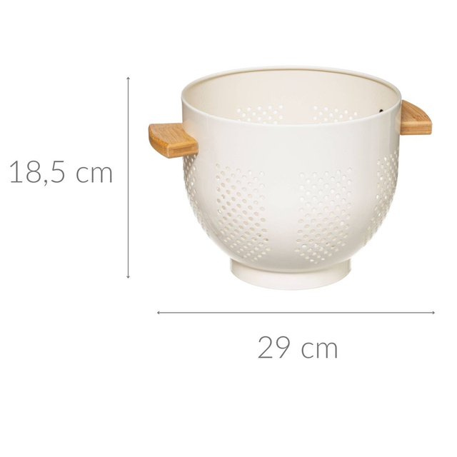 Strecuratoare metalica cu maner, Ø 20 cm