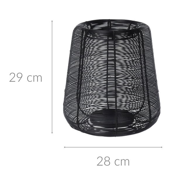 Suport lumanare decorativ, metal, 28 x 29 cm