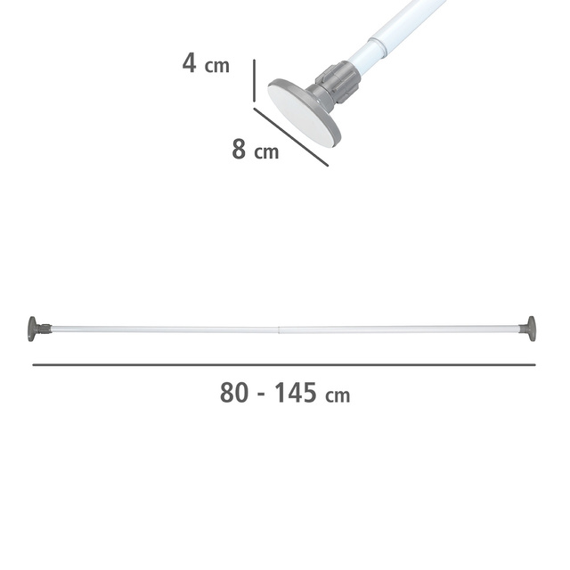 Mâner telescopic HERKULES, 80 - 145 cm, WENKO