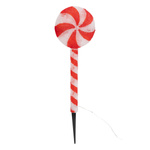 Lampă solară de Crăciun, cu țeavă, 65 cm